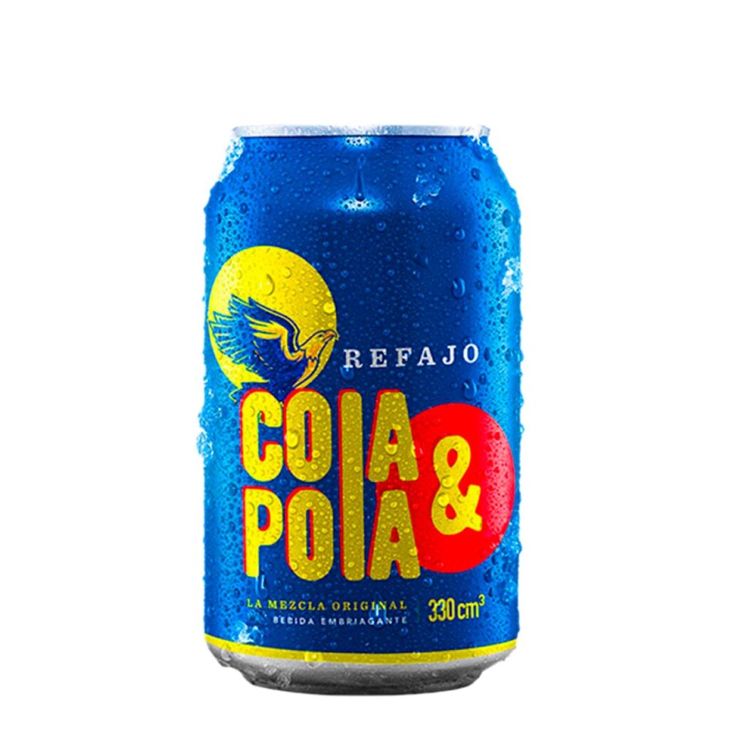 Cola y Pola en lata